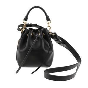 SAINT LAURENT Emmanuel Shoulder Bag Black